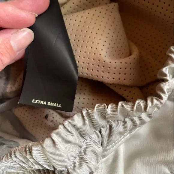 FEAR OF GOD ESSENTIALS Nylon Track Shorts in Silver - Picture 11 of 11